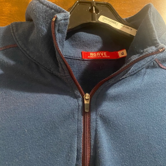 Agave Denim Blue Quarter-Zip Pullover - Picture 3 of 7